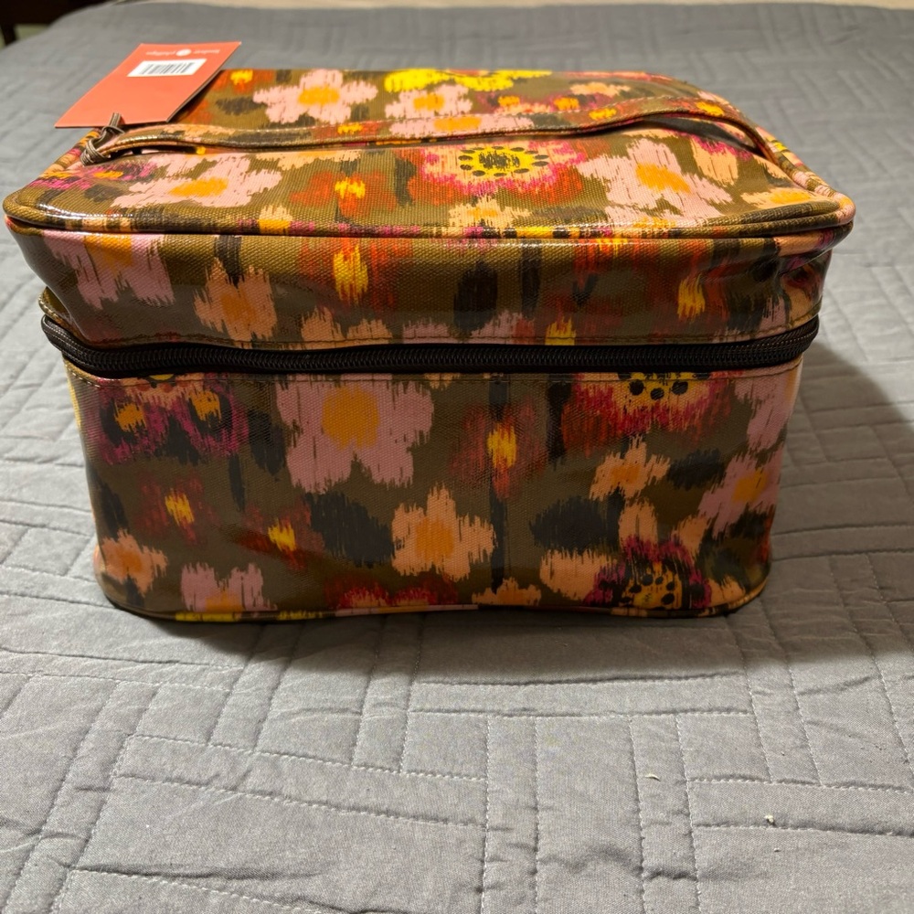 Lindsay Phillips Caladesi Travel Bag Storage Floral Organizer 60s - 70s Print